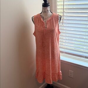 MICHAEL Michael Kors Orange Paisley Sleeveless Top
